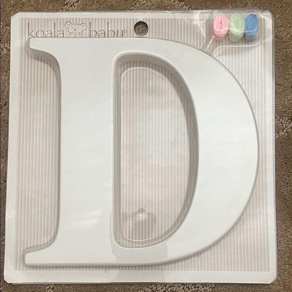 Koala Baby White Letter D Wall Decor